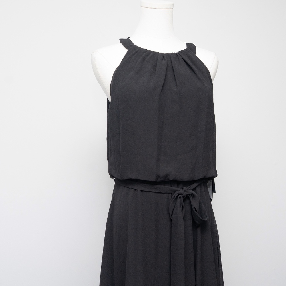 Adrianna Papell - Chiffon Overlay Jumpsuit - Picture 7 of 14